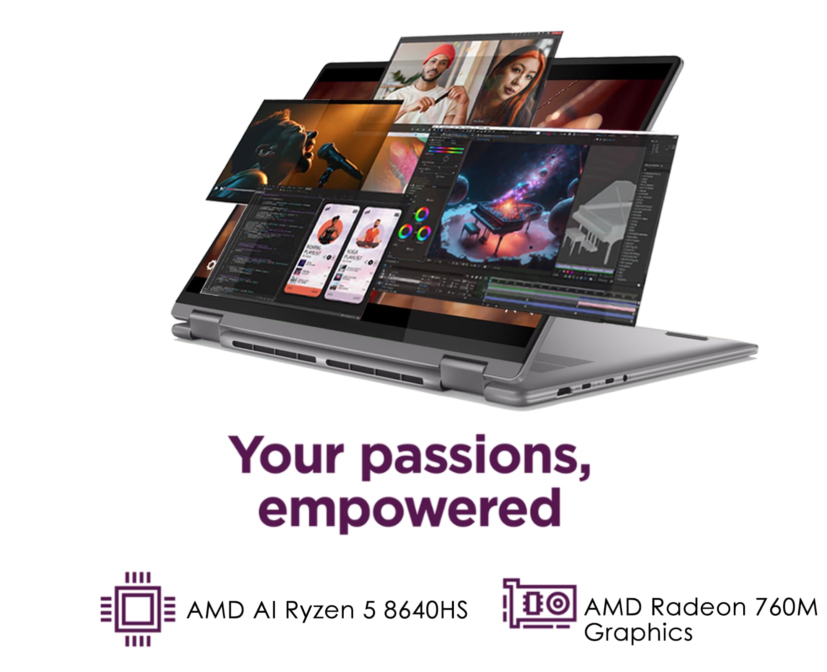 Amazon.com: Lenovo Yoga 7 AI 2-in-1 Touch Laptop, 16