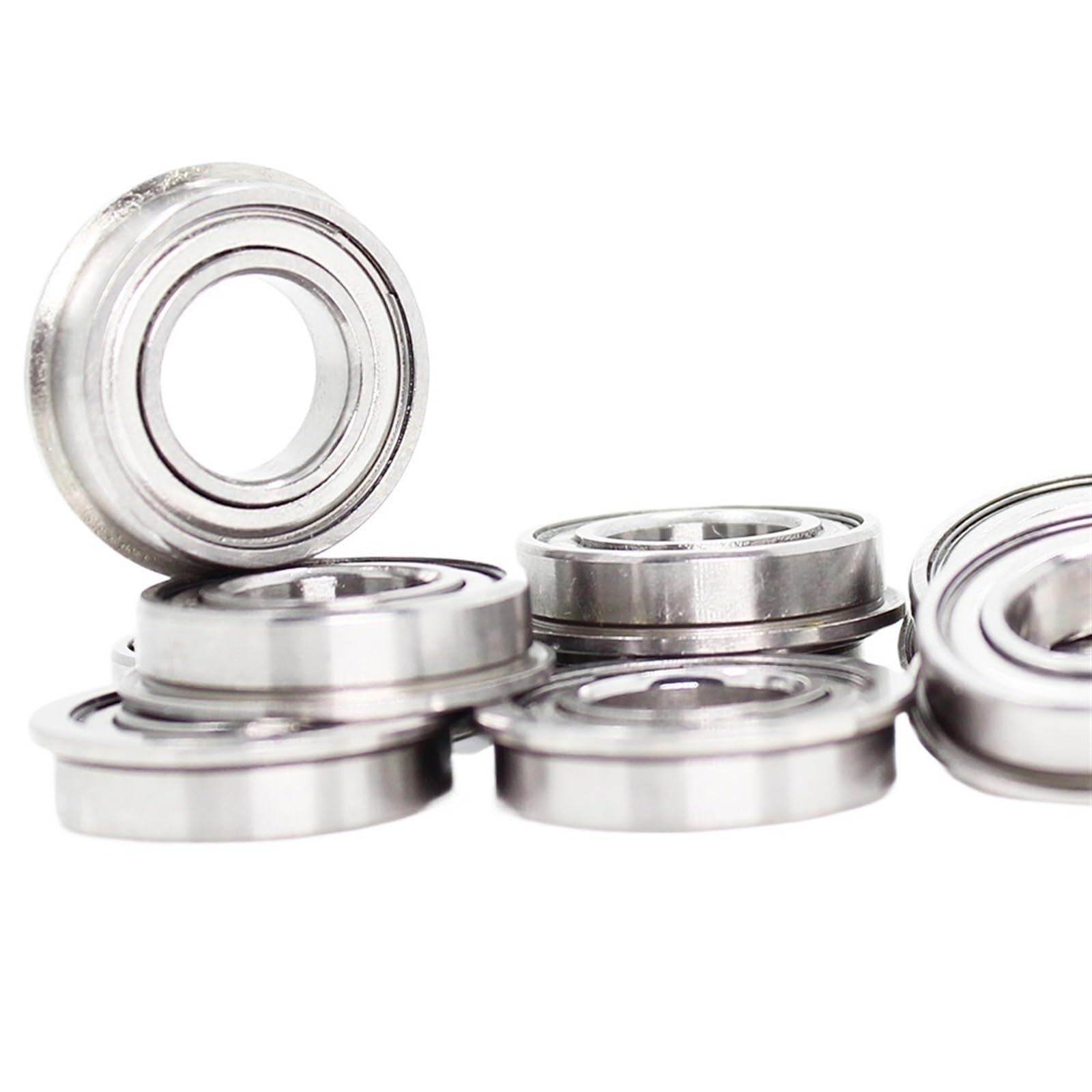 F6201ZZ roulement à bride 12x32x10 Mm ABEC-5 Double blindage gorge profonde roulements billes F6201-2Z F6201Z 4 pièces