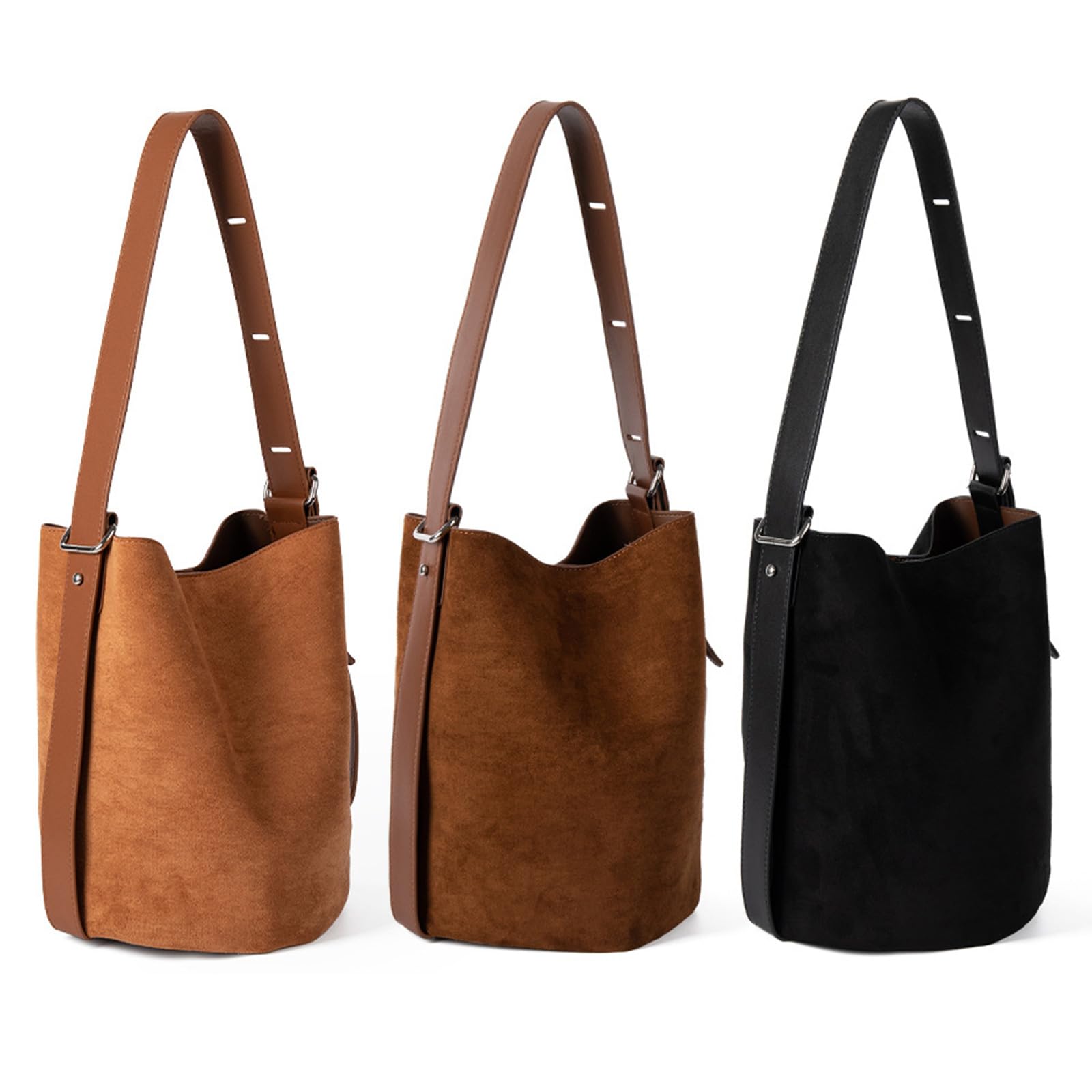 Stilvolle Umhängetasche für Damen, große Kapazität, Slouchy Bag Retro Bucket Handtasche Satchel Unterarmbörse für den täglichen Gebrauch Damenhandtasche