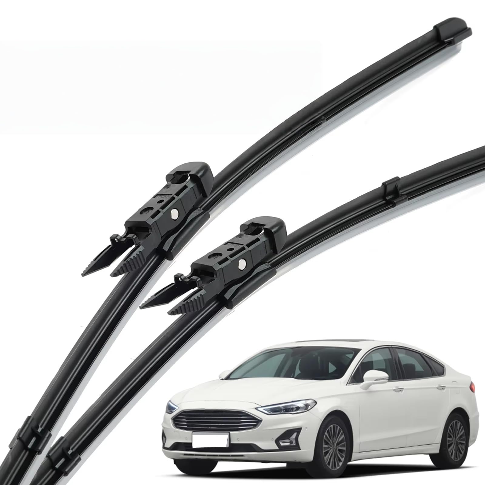 PAPEP Windscreen Wiper Blades for Ford Mondeo Fusion 2015-2021 28"+28", Front Replacement Wipers OEM Quality Water Repellent Rubber Automotive Windshield