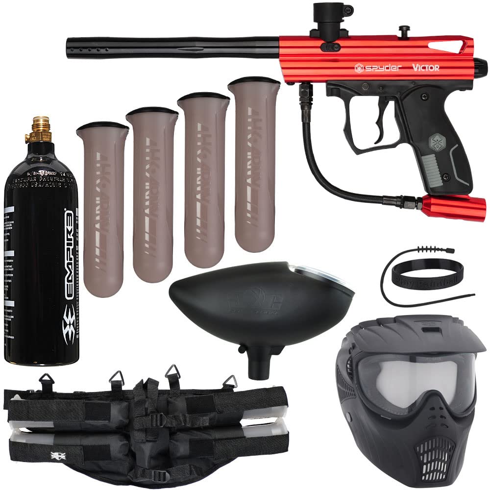Action Village Kingman Spyder Epic Paintball Gun Package Kit (Victor)