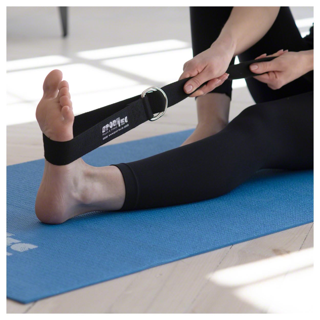 Yoga Starter Set, Matte, Block, Gurt, Pilates, Gymnastik, Fitness, Stretch, Balance, Sport, 4-TLG