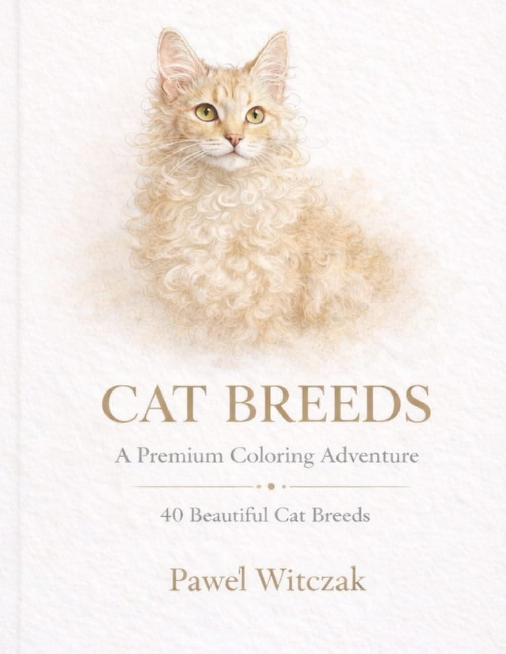 Cat Breeds A Premium Coloring Adventure: 40 Beautiful Cat Breeds (A Coloring Adventure Collection)