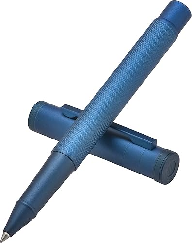 Miniatura 2 de Hongdian Bolígrafo Rollerball Bosque Azul Oscuro con Repuesto de Tinta Negra Schmidt, Diseño Clásico con Estuche de Metal para Firma de Negocios