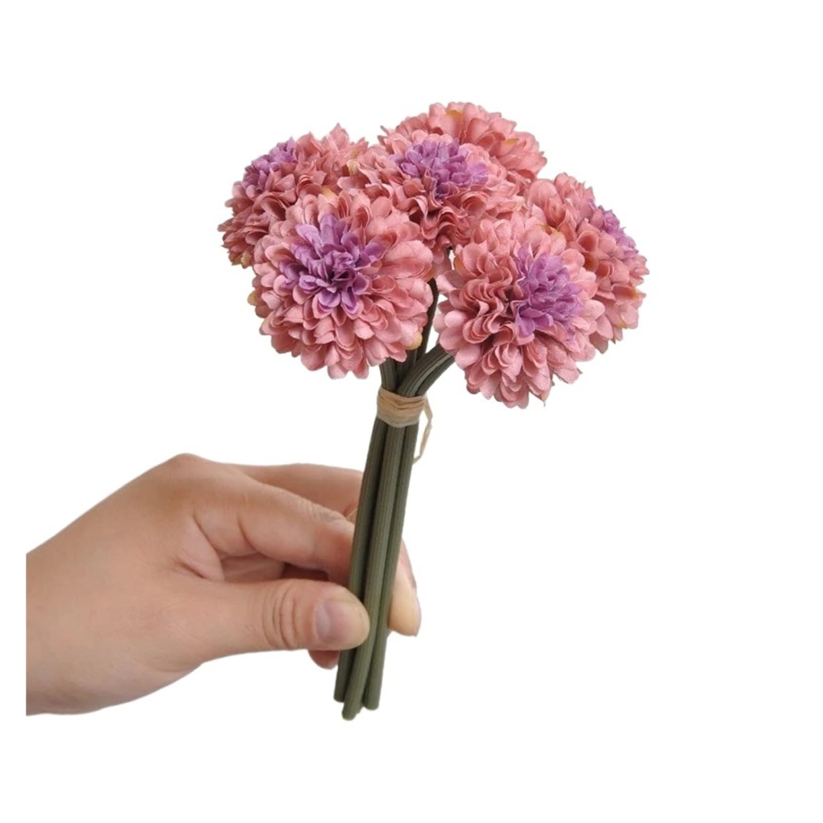HamPaesk 6pcs Simulation Flower Artificial Auditorium Decoration(Rose red)