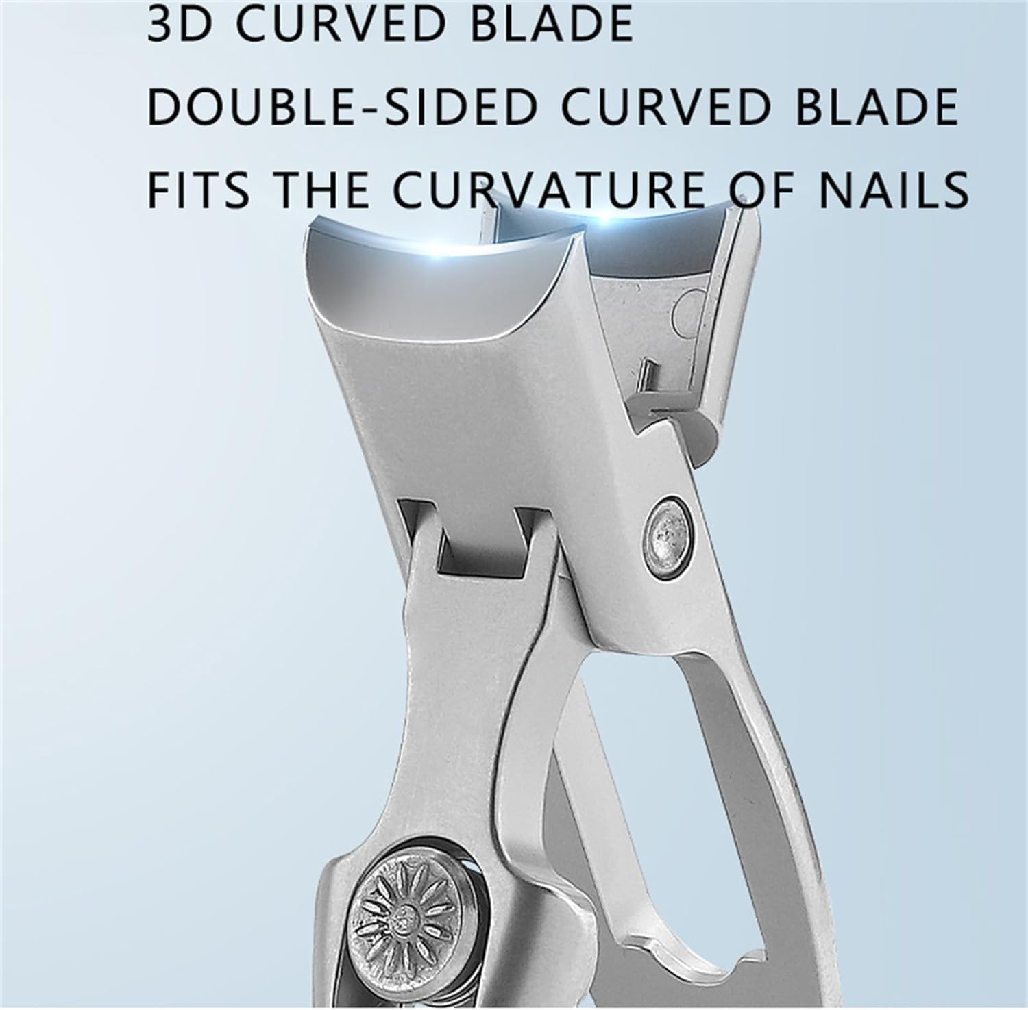 WhiPin Vrsgs Nail Clippers?Vrsgs Portable Ultra Sharp Nail Clippers, Ultra Sharp Sturdy Fingernail and Toenail Clipper Cutters,Portable Ultra Sharp Nail Clippers (Sliver Flat+glass File(boxed))