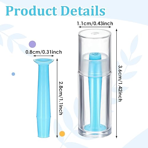 Miniatura 2 de 10 piezas de herramienta de extracción de lentes de contacto duro, inserción de lente escleral de silicona suave, lentes de contacto duras