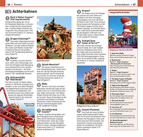 Top 10 Reiseführer Orlando: mit Extra-Karte und kulinarischem Sprachführer zum Herausnehmen