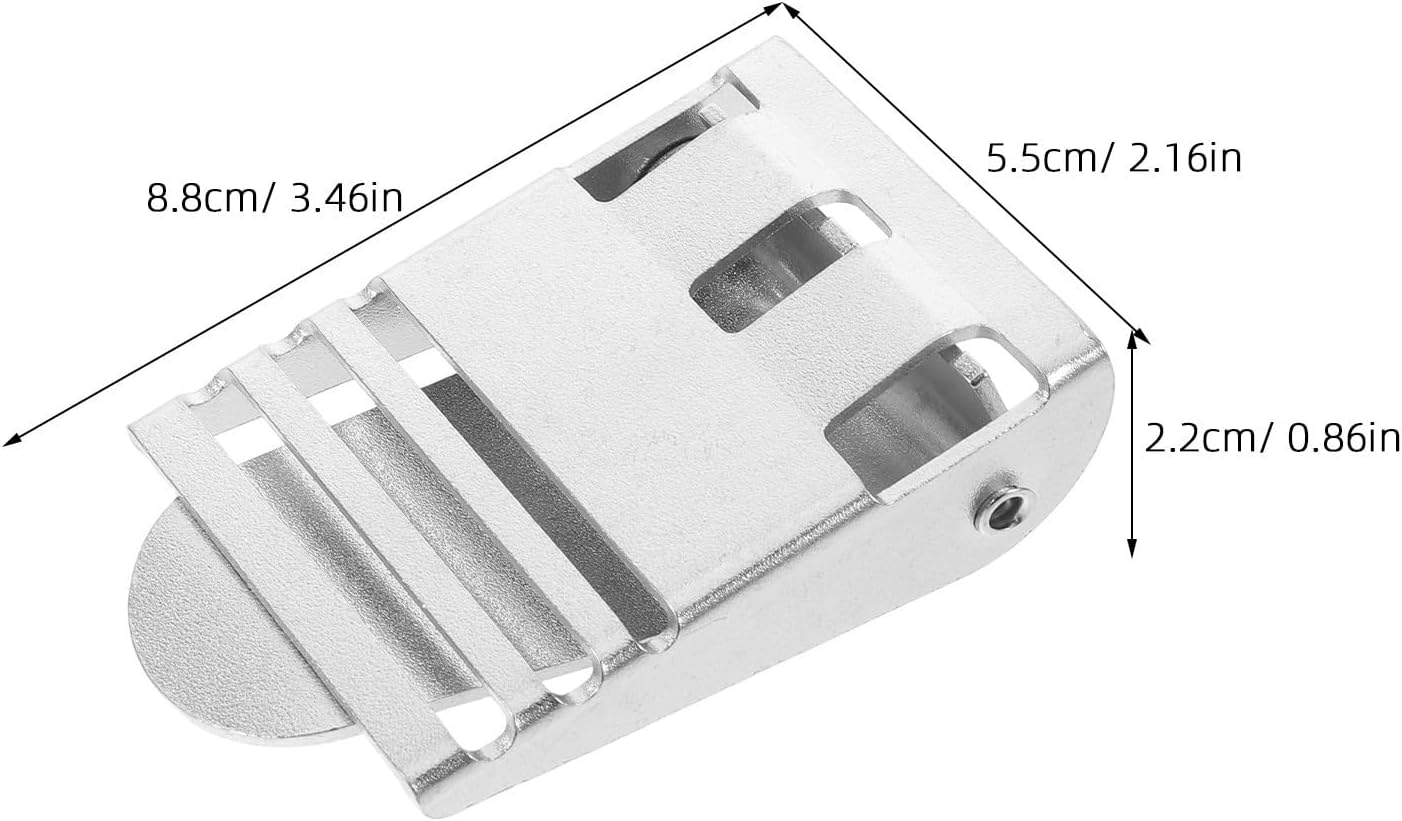 Metal Dive Belt Buckle for Scuba Diving Weight Belt Replacement | Silver Finish, Universal Fit, High Pressure Resilience, Effortless Adjustment