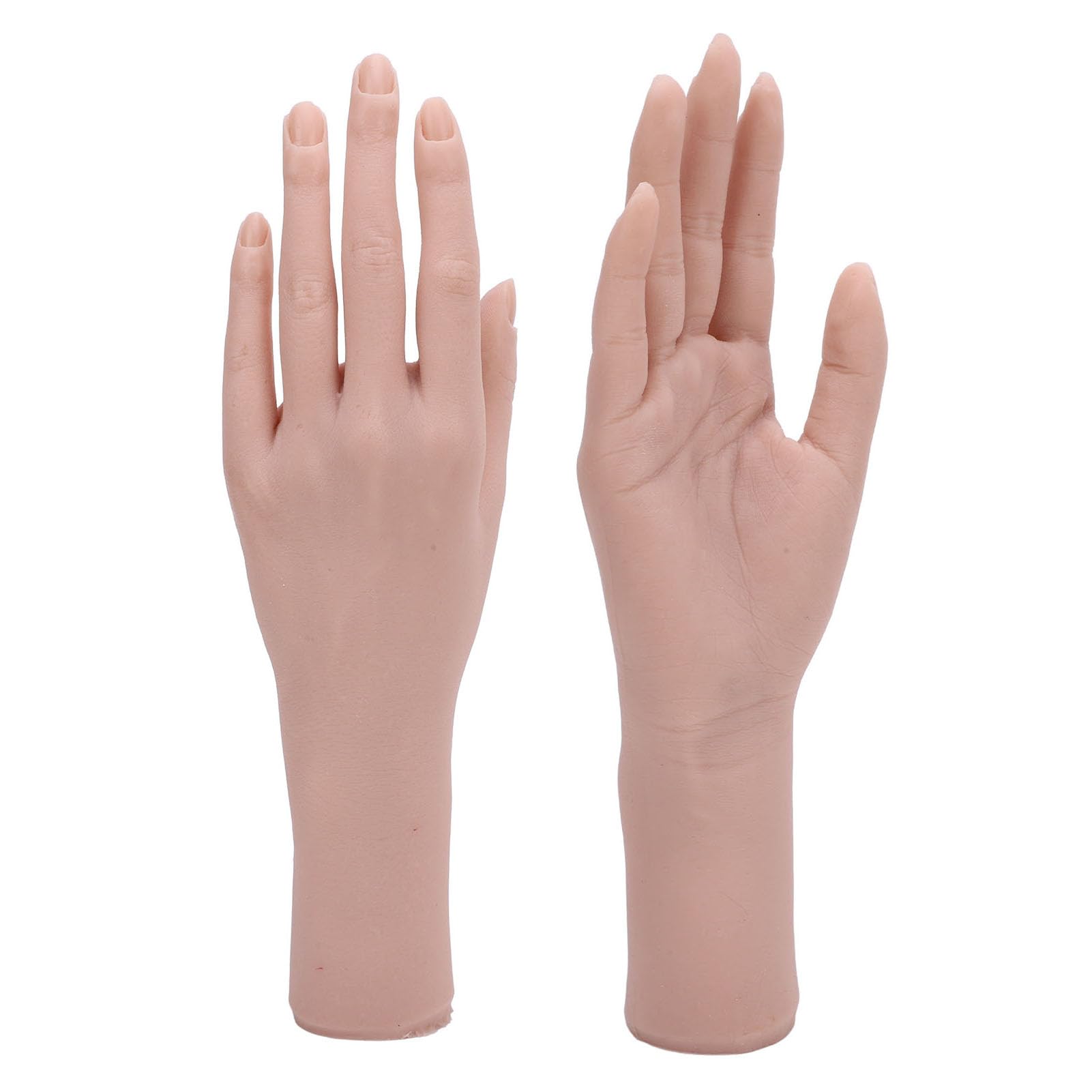 Modello di Mano Femminile in Silicone, Mano Flessibile e Flessibile per Esercitazioni per Oggetti di Scena per Anelli di Visualizzazione per Pittura su Unghie