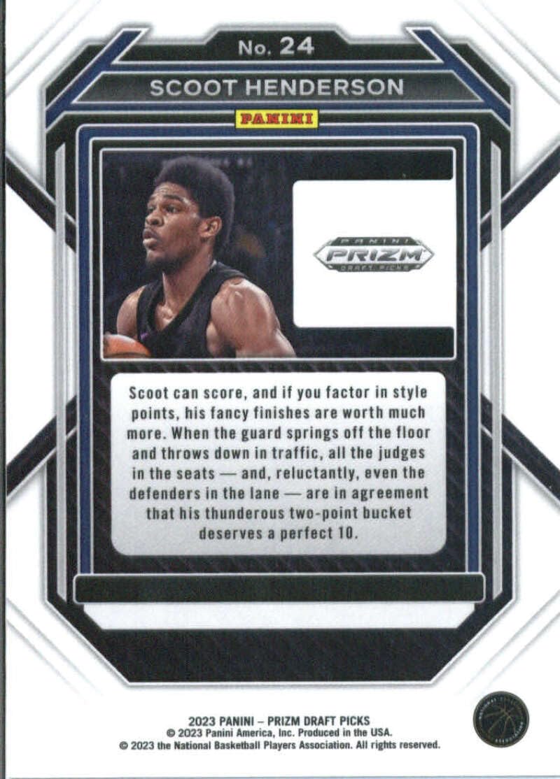 Amazon.com: 2023-24 Panini Prizm Draft Picks #24 Scoot
