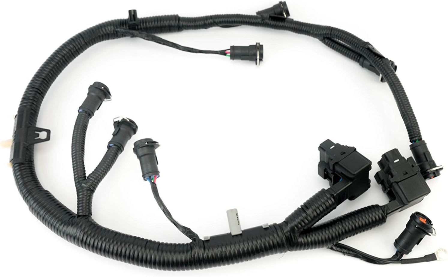 FICM Engine Fuel Injector Complete Wire Harness - Replaces Part 5C3Z9D930A - Fits Ford Powerstroke 6.0L Diesel - 2003, 2004, 2005, 2006, 2007 F250 F350 F450 F550 2004-2005 Ford Excursion