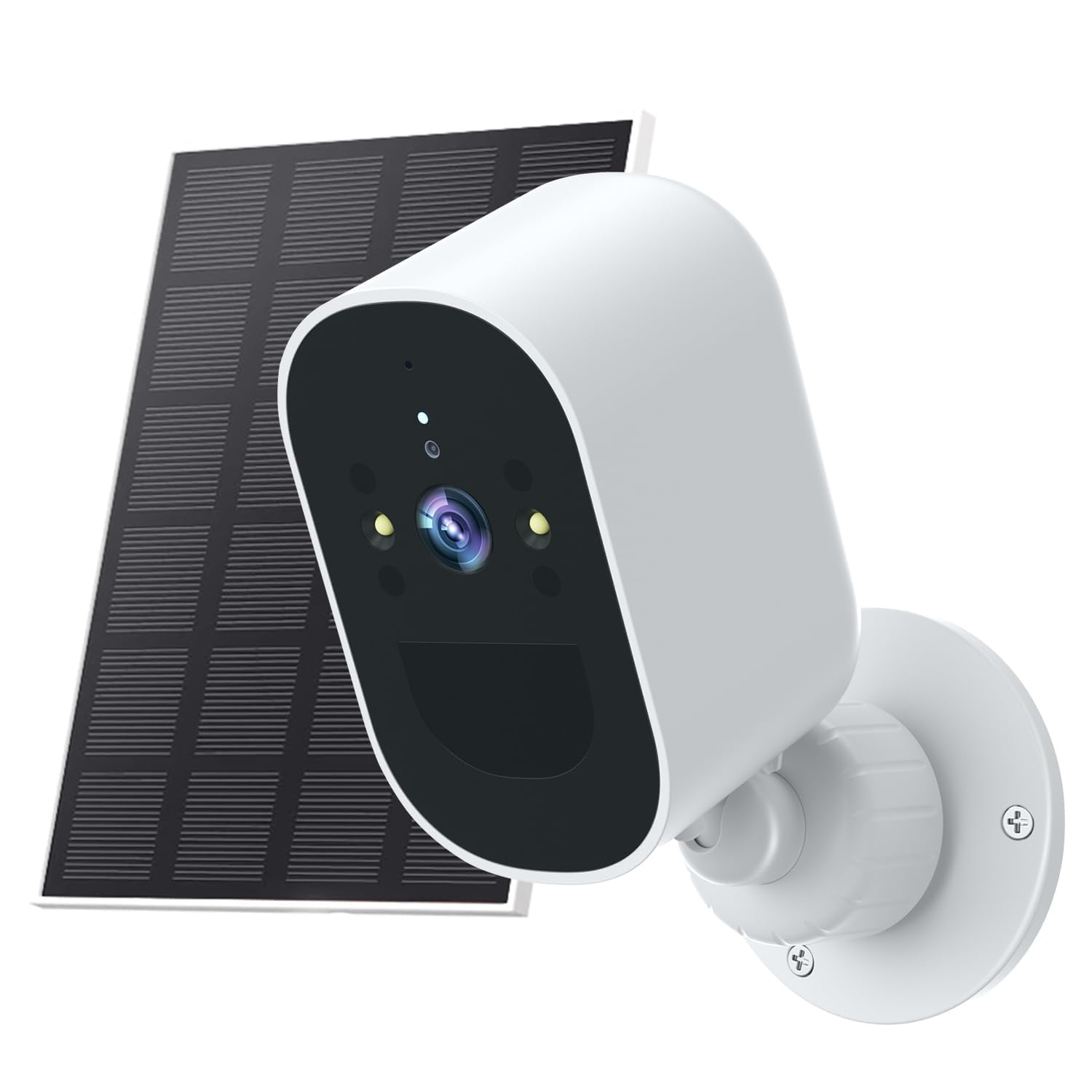 3MP Security Camera Outdoor Wireless,Solar Camera & Built-in 6000ma Battery, Full-Color Night Vision,Weatherproof (IP66), Local Storage & Privacy Protection, AI Detection