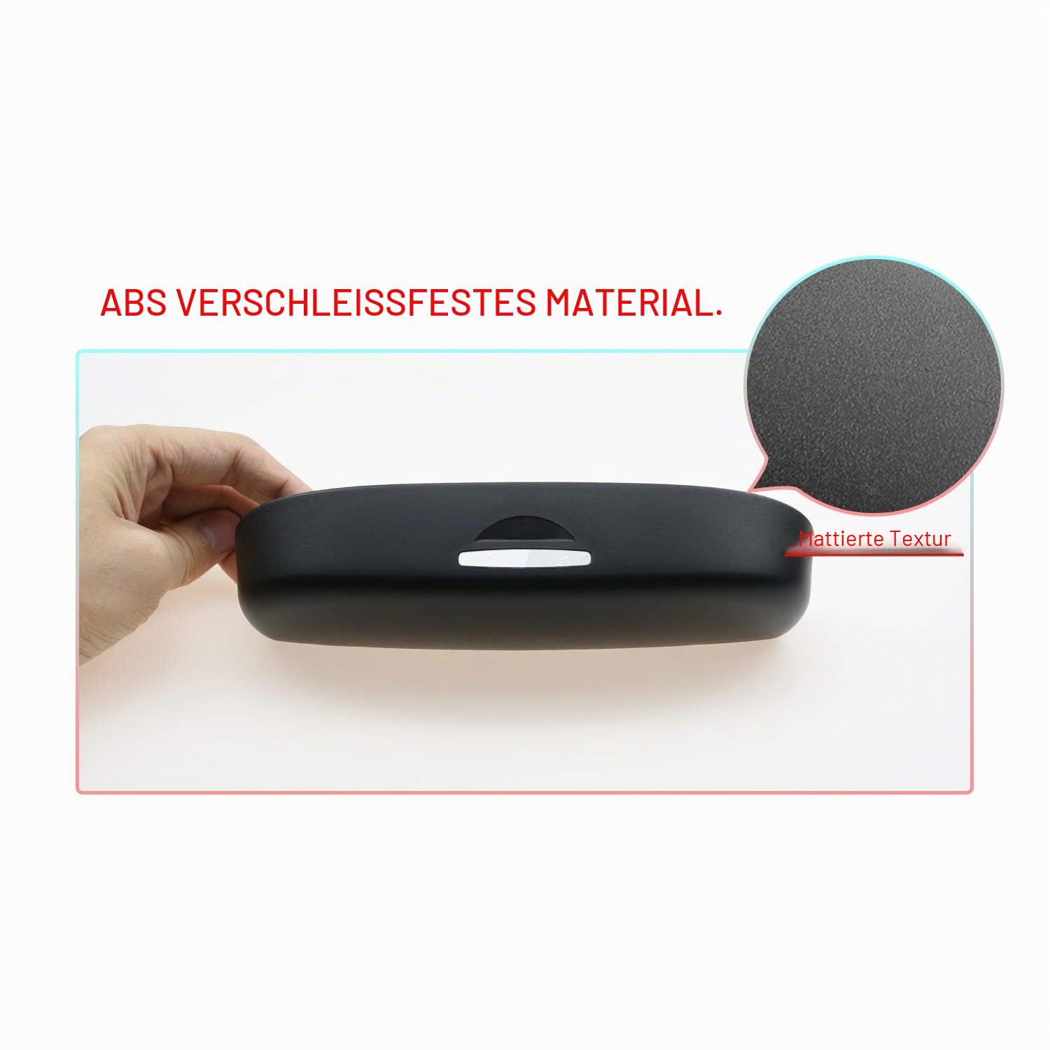 CDEFG Kompatibel mit Toyota Corolla E210 2019-2024 2025 Sonnenbrillenhalter Brillenetui Corolla Hybrid Touring Sport GR Sport 2025 Brillenhalter Auto Brillenetui Käfig Corolla E210 Zubehör (Schwarz)