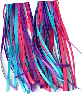 VANZACK 2 Pares Bicicleta Arco-Íris Brinquedos De Bicicleta Decoração Para Meninos Meninas Crianças Meninos Acessórios Bicicletas Arco Crianças C E Criança Microscooter Borlas Cetim