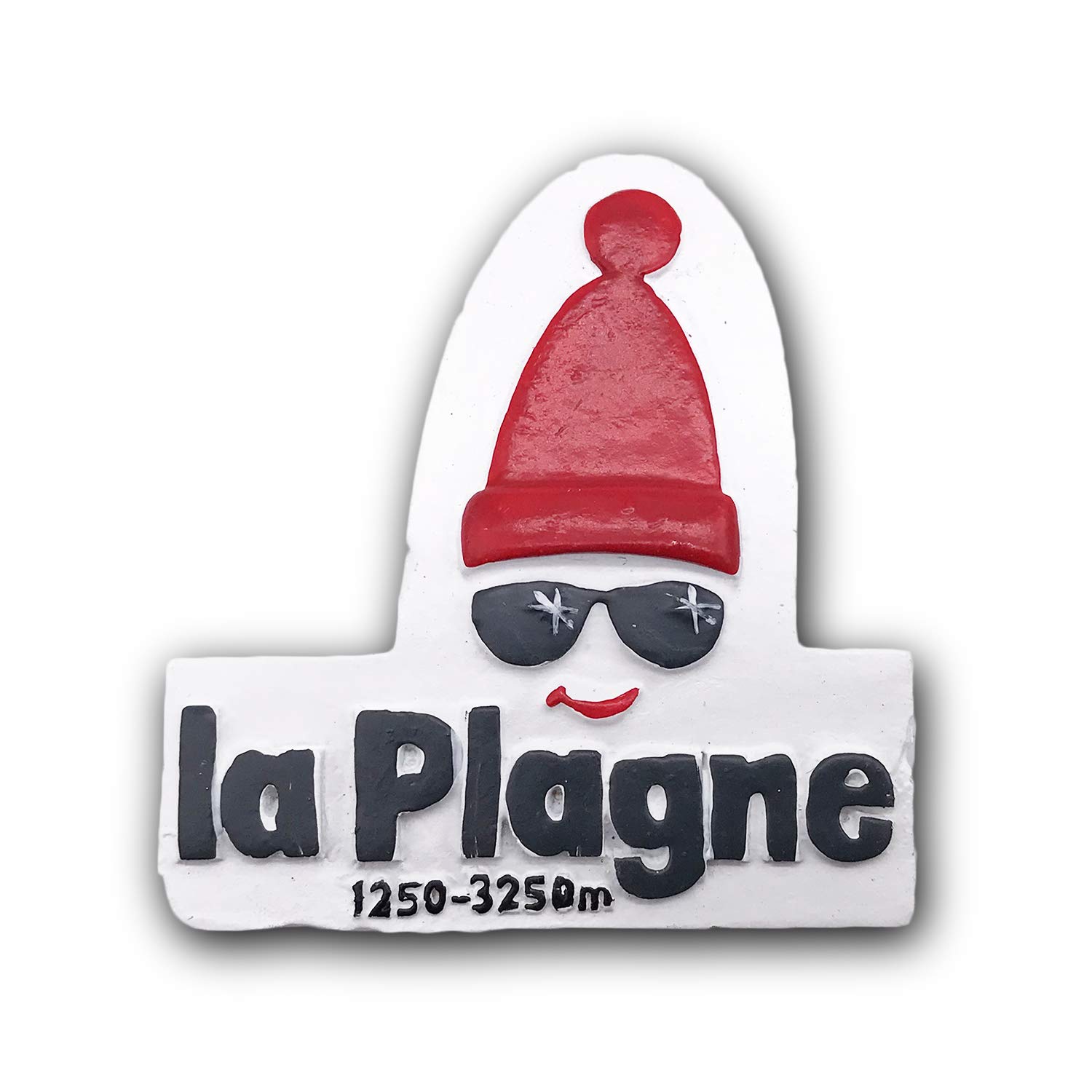 Wedarego La Plagne 3D France Refrigerator Fridge Magnet Tourist Souvenirs Handmade Resin Craft Magnetic Stickers Home Kitchen Decoration Travel Gift