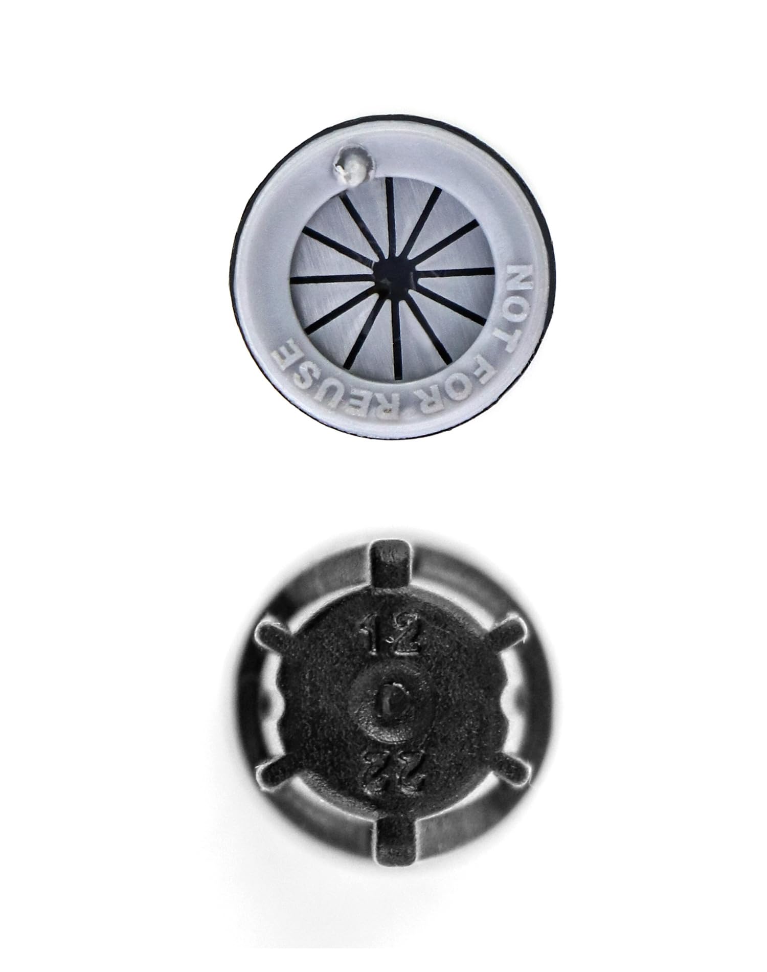 QWORK Conectores de PVC impermeables, 100 tapas de tuercas eléctricas para cables de bajo voltaje y exteriores, compatibles con múltiples medidores de cable
