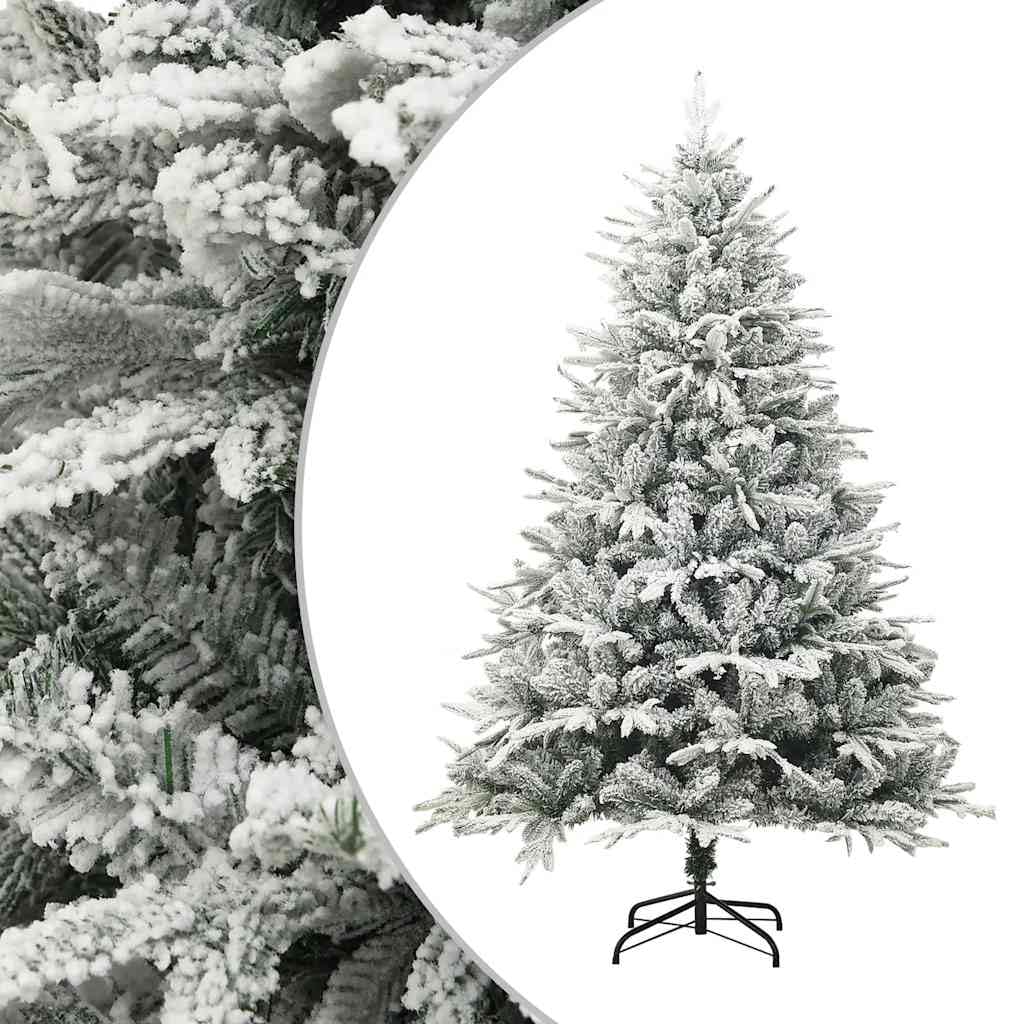 Albero di Natale artificiale verde 180 cm in PVC e PE con supporto in acciaio, un albero di Natale verde realistico per la tua decorazione
