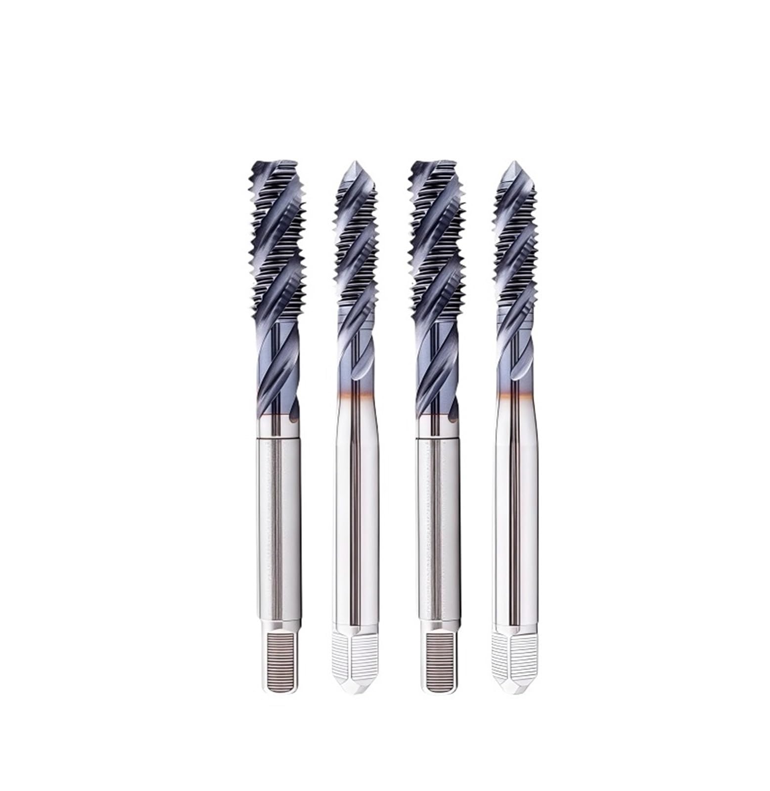 Honybmq Nano Coating-Ticn 1Pcs Spiral Fluted Tap Unc Machine Screw Thread Taps(,Unc3i4-10)