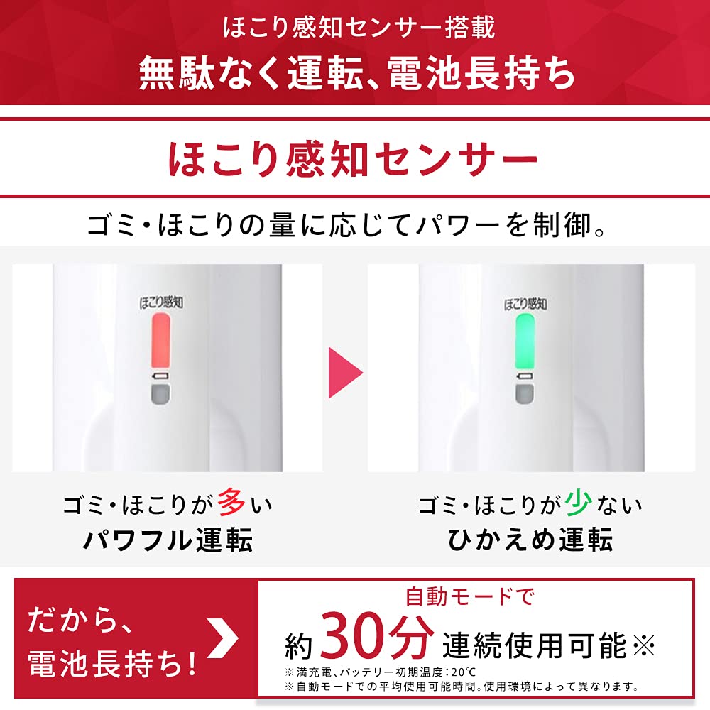 アイリスオーヤマ 極細軽量スティッククリーナー SBD-74-Wサムネイル4