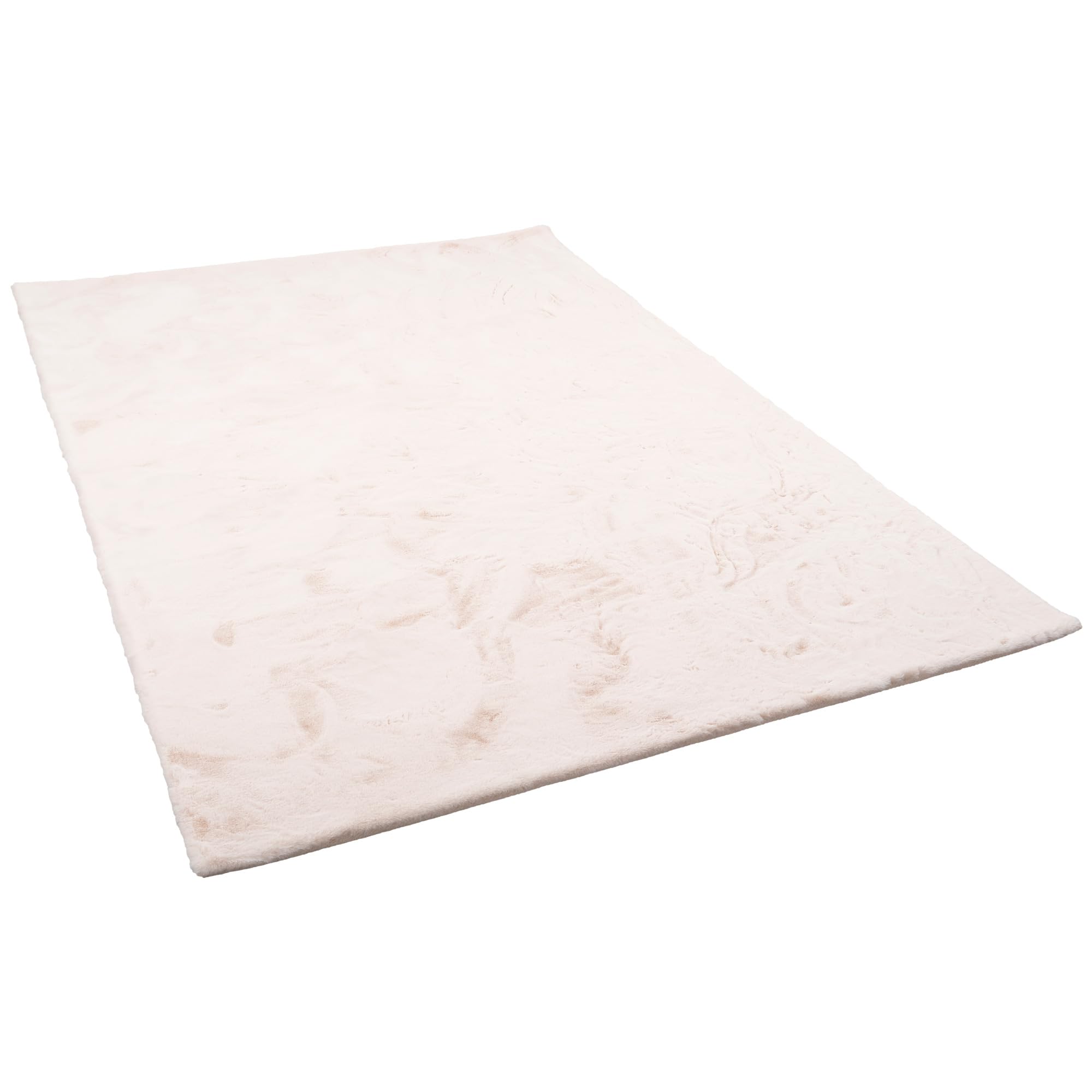 Pergamon Luxus Super Soft Fellteppich Plush Creme in 7 Größen