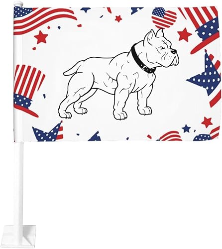American Bully Car Flag 12" x 18" in Double Sided Decorative Flag (Flagpole Not Included) disponible en Yaxa Colombia