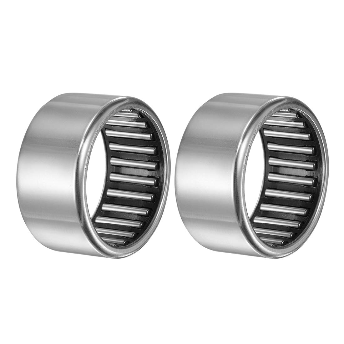 uxcell SCE1416 Needle Roller Bearings, Drawn Cup Open End, 7/8-inch Bore 1-1/8-inch OD 1-inch Width 22100N Static Load 38000N Dynamic Load 2pcs