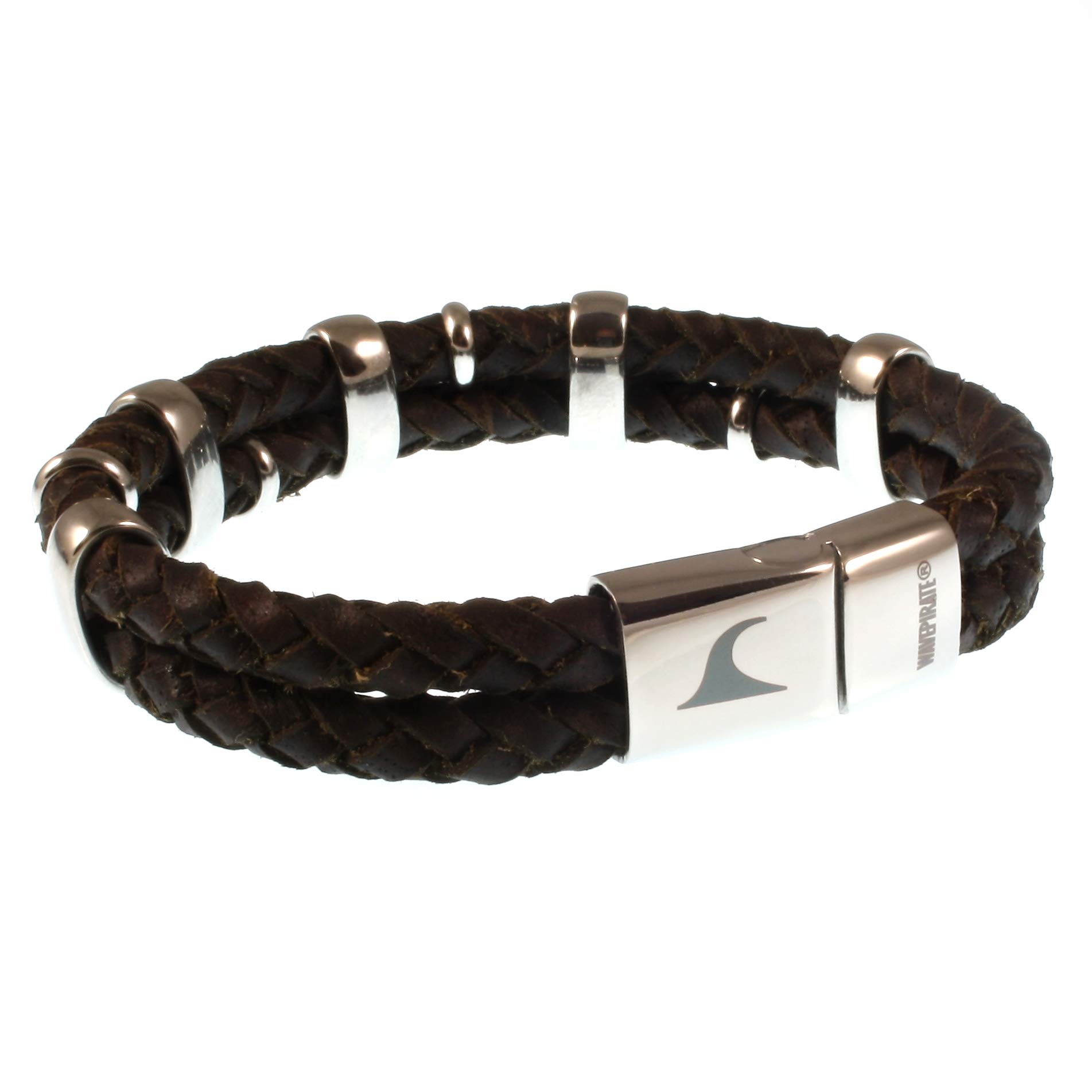 Echt Leder-Armband AFRICA F Braun Männer Herren