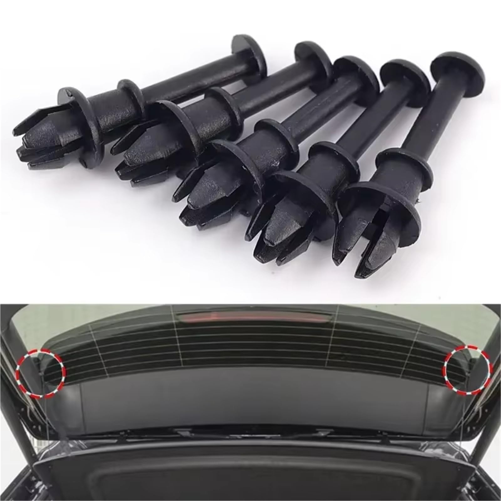Cinta Sujeción Maletero Compatible Con A3 S3 MK2 8P 8V Q5 SQ5 8R Q2 Q3 Bandeja Para Maletero Correa Clips Cuerda Gancho Soporte Pivote Lona.1M6867574A(64pcs)