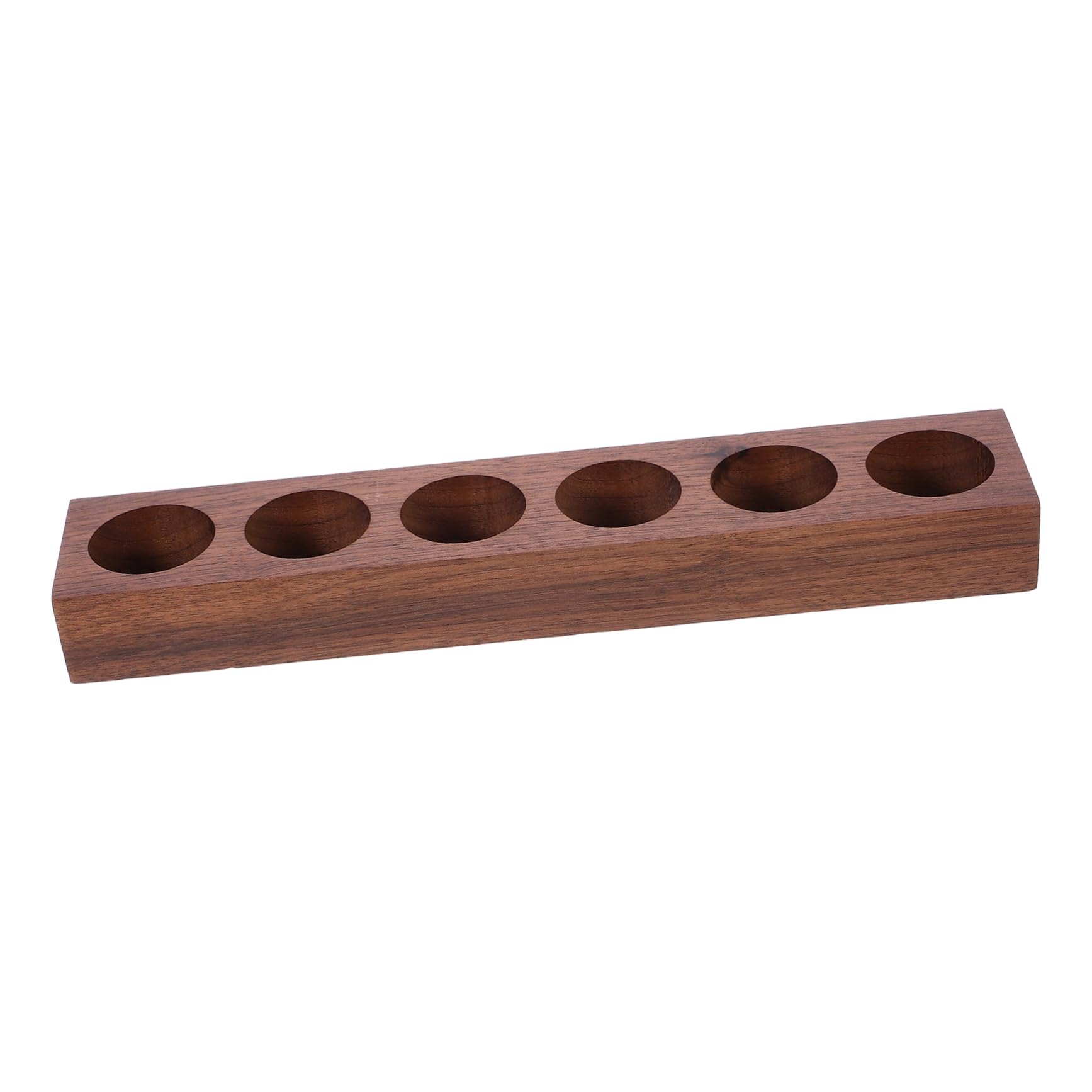 PRETYZOOM Supporto Per Provette Da 5 Pezzi Per Contenitori Di Chicchi Di Caffè Supporto Per Provette in Legno Versatile Leggero E Stabile
