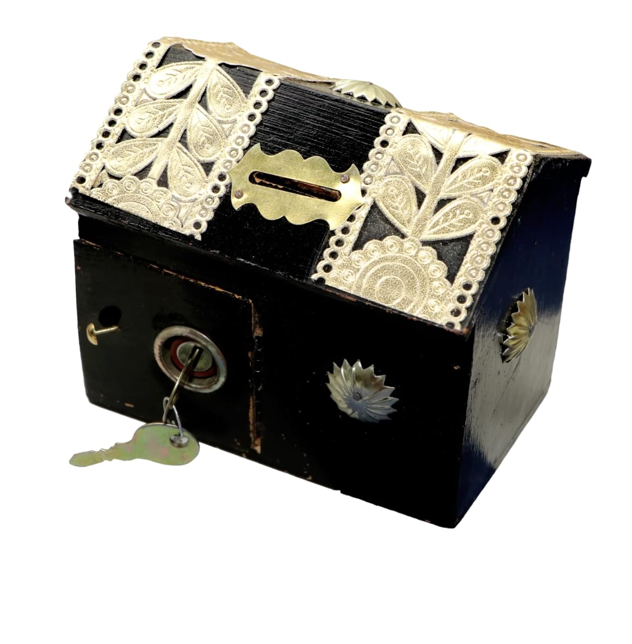 FONOSIK Brand Money Bonk/Gulak for Kids, Birthday Gifts for Kids and  Adult/Handmade Wooden Coin Box Holder with Lock - Black : Amazon.in: Toys &  Games