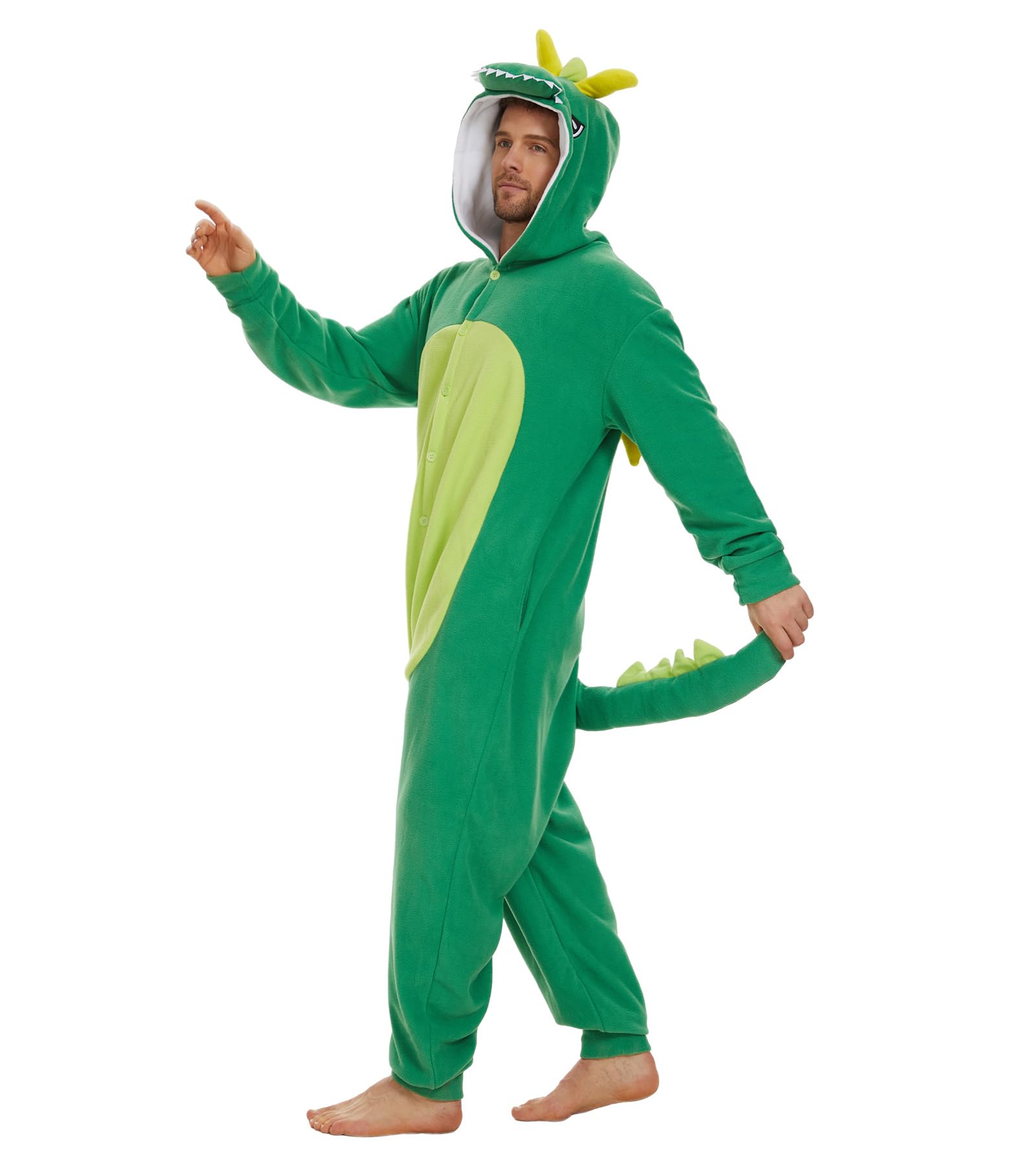 Guturris Pyjama Dragon Adultes Onesie Unisexe Halloween Cosplay Costume de Noël Combinaison de Nuit Vêtements de Détente