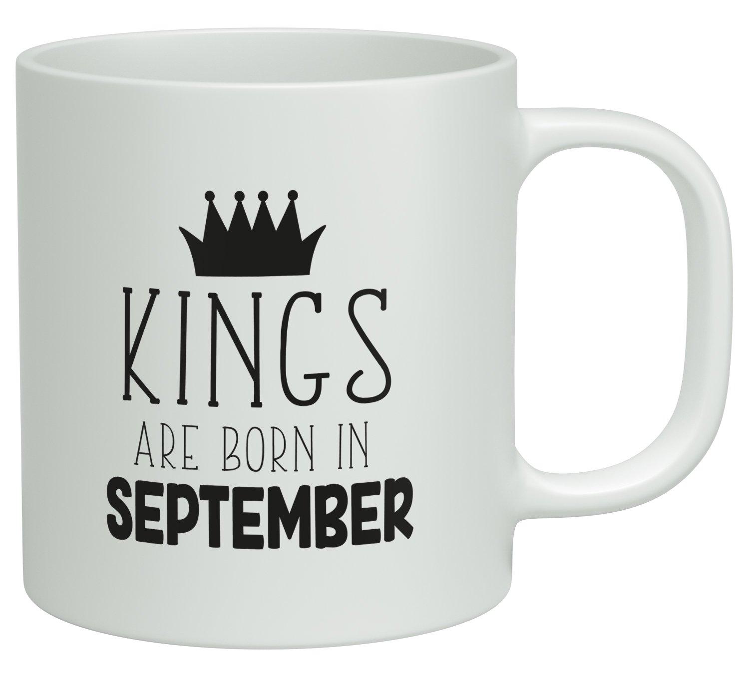 Shopagift White Birthday Kings Are Born In September 10Oz Novelty Gift Mug Cup
