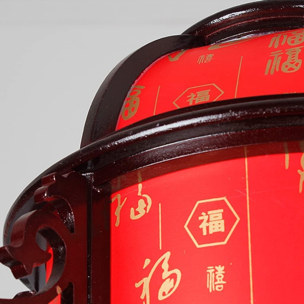 Chinese Lanterns, Solid Wood Chandelier Palace Lights, Festive Balcony Indoor Hanging Lantern, Creative Paper Lantern Lamp