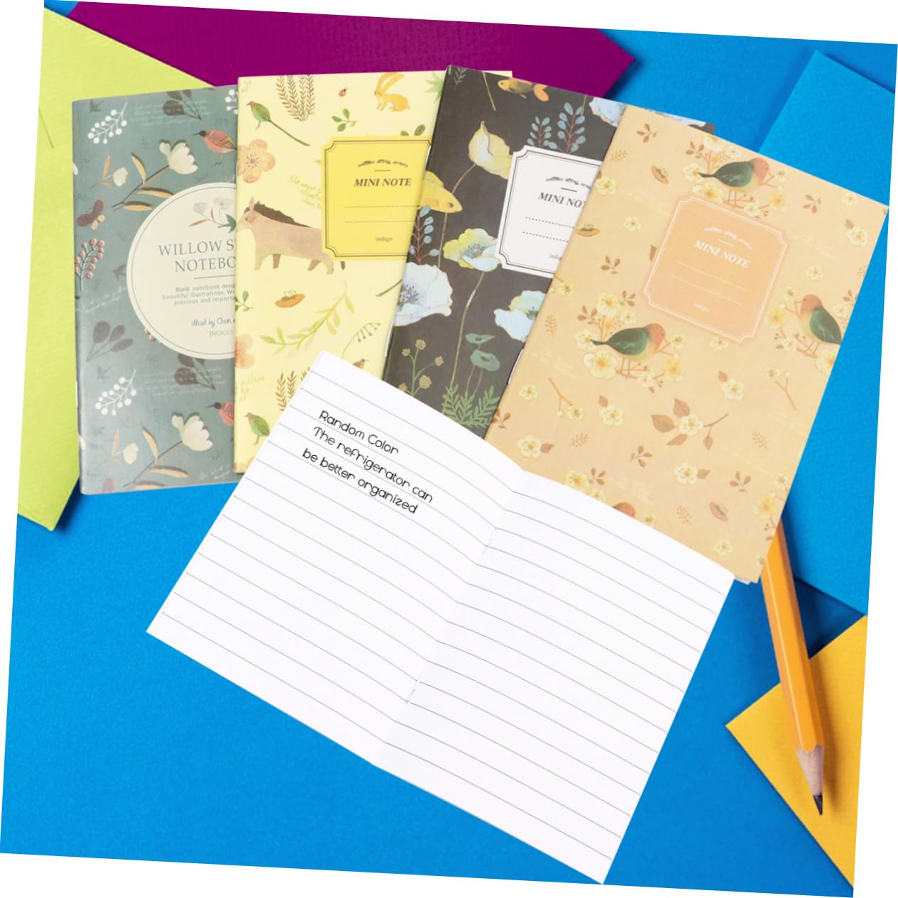 Gadpiparty Mini Libretas Naturales Páginas Cuadernos Para De Notas Oficina Y Escuela Mixtos 50 Piezas*2