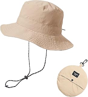 ZhangXinYu Sun Hat, Waterproof Bucket Hat for Women and Men, UV Protection Beach Sun Hat, Fishing Safari Boonie Hat, Outdo...