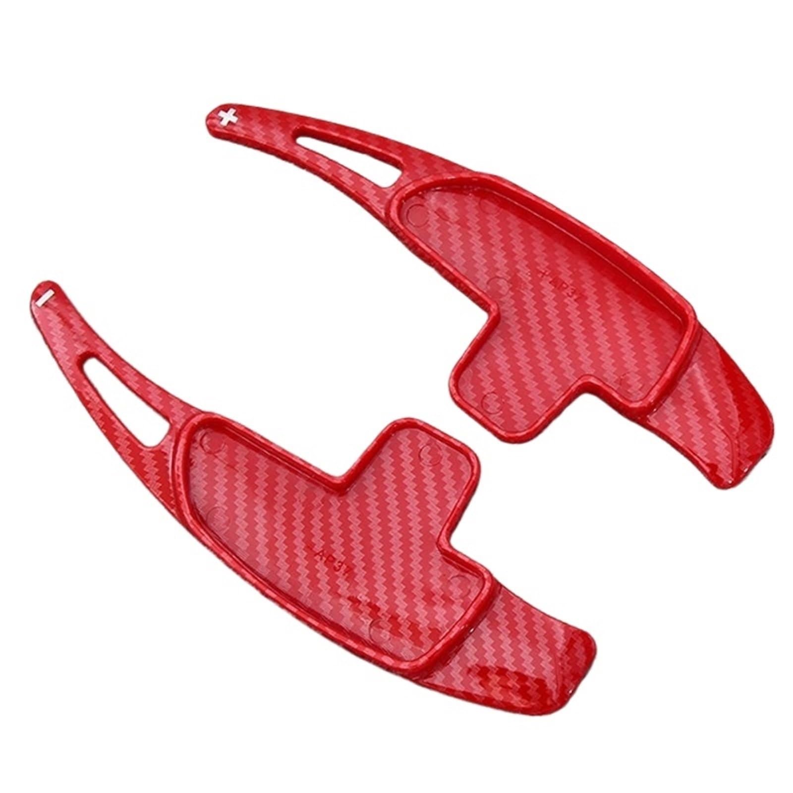 YAKISA Paddles Shift for Benz for AMG A45 C63 S63 CLA45 GLA45 CLS63 SL63 C65 SLK55 2014 Car Steering Wheel Shifter Paddle Paddle Shifter(Carbon Fiber Red)