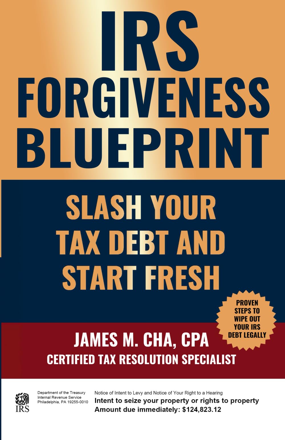 IRS FORGIVENESS BLUEPRINT: Slash Your Tax Debt and Start Fresh: Proven Steps to Legally Eliminate IRS Tax Debt by a 35-Year CPA & Certified Tax Resolution Specialist
