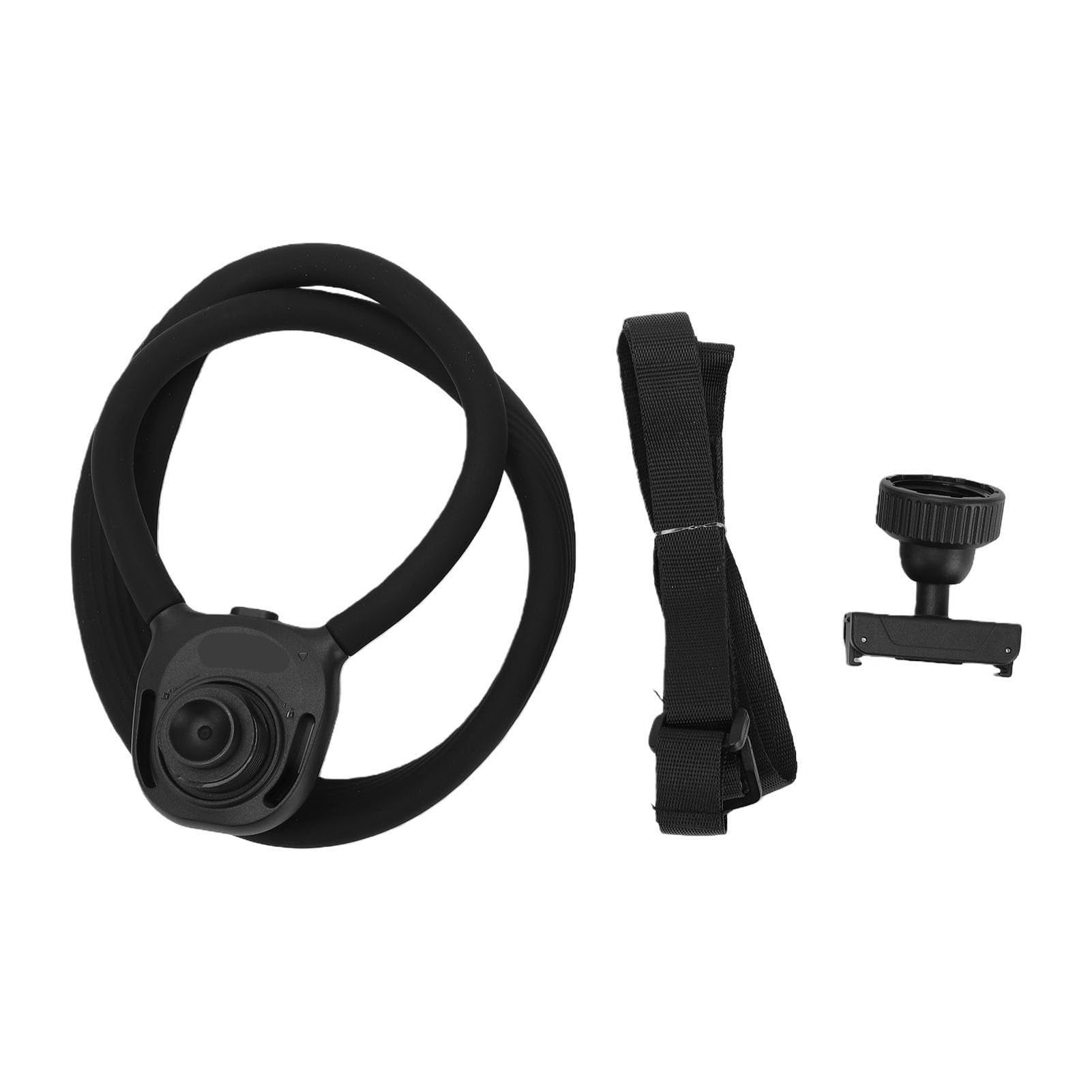Luocute Supporto per Action Camera Al Collo con Sgancio Rapido Magnetico, | Costruzione in Silicone e Acciaio Al Carbonio, vestibilità Morbida Sulla Pelle, Compatibile con Action 6 Nano, Include