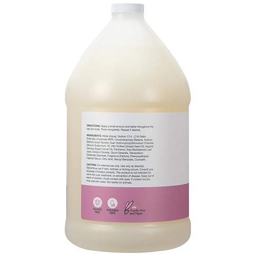 Miniatura 3 de Ginger Lily Farms Salon Formula ChromaSafe Pro Champú de color seguro para cabello teñido 100% vegano y libre de crueldad, 1 galón (128 fl oz)