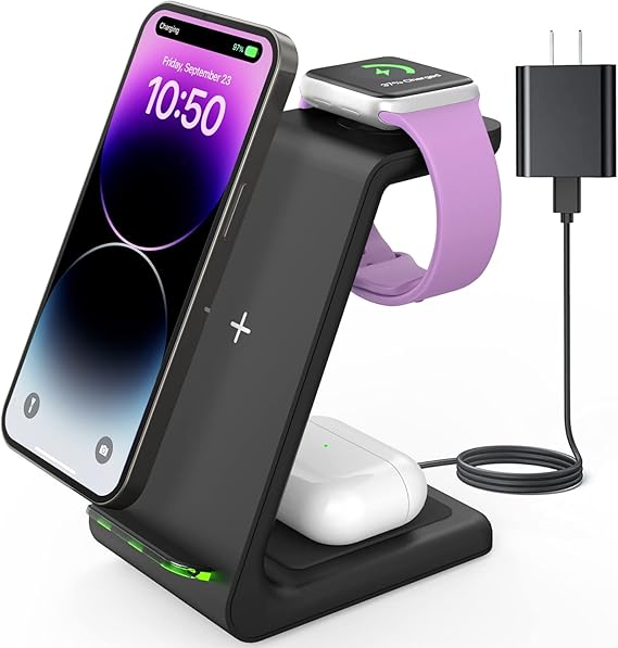 JoyGeek Wireless Charging Station, Wireless Charging Stand