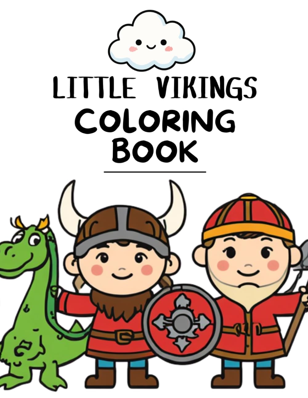 Little Vikings Coloring Book