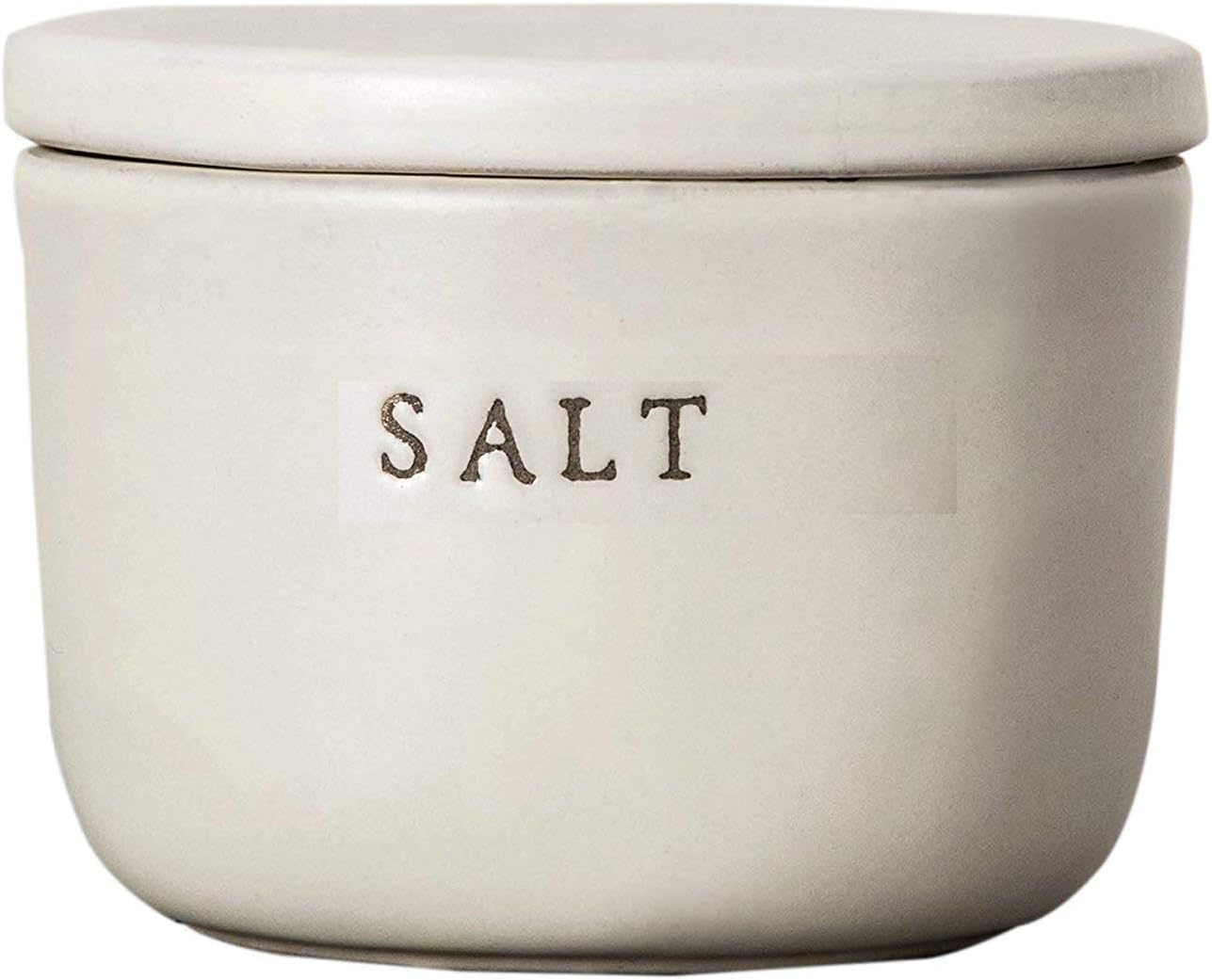 SKEMIX Salt Cellar Stoneware Cream