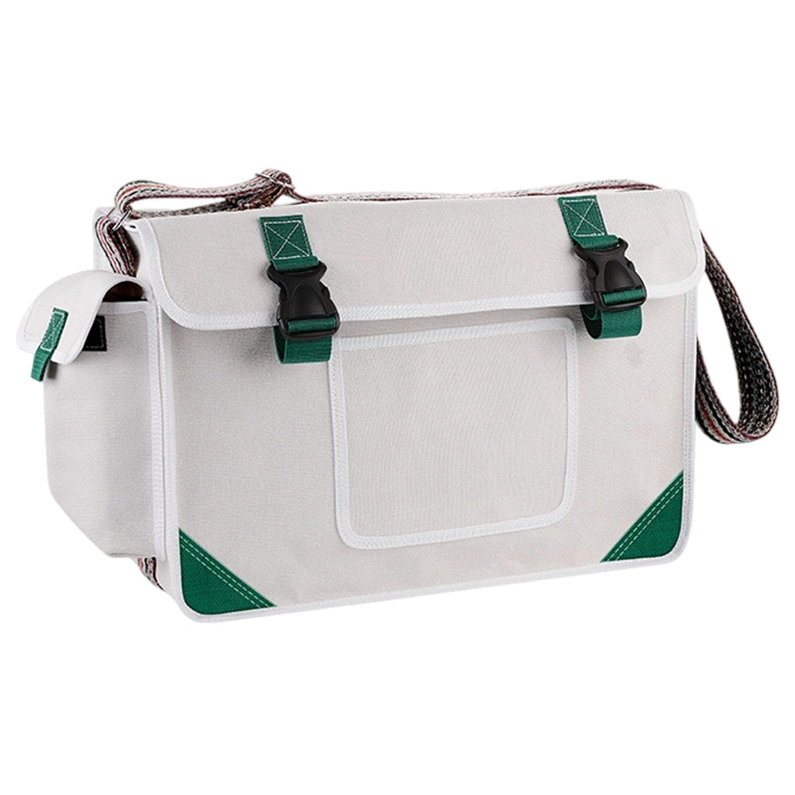 CRFFZ Duty Electrician Tool Bag with Multiple Compartments & Reinforced Shoulder Strap for Job Sites Construction Site Tool Bag with Dividers