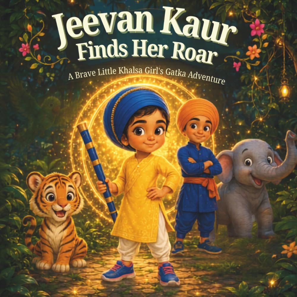 Jeevan Kaur Finds Her Roar: A Brave Little Khalsa Girl’s Heartwarming Story About Courage, Confidence, Gatka, and Taking One Brave Step
