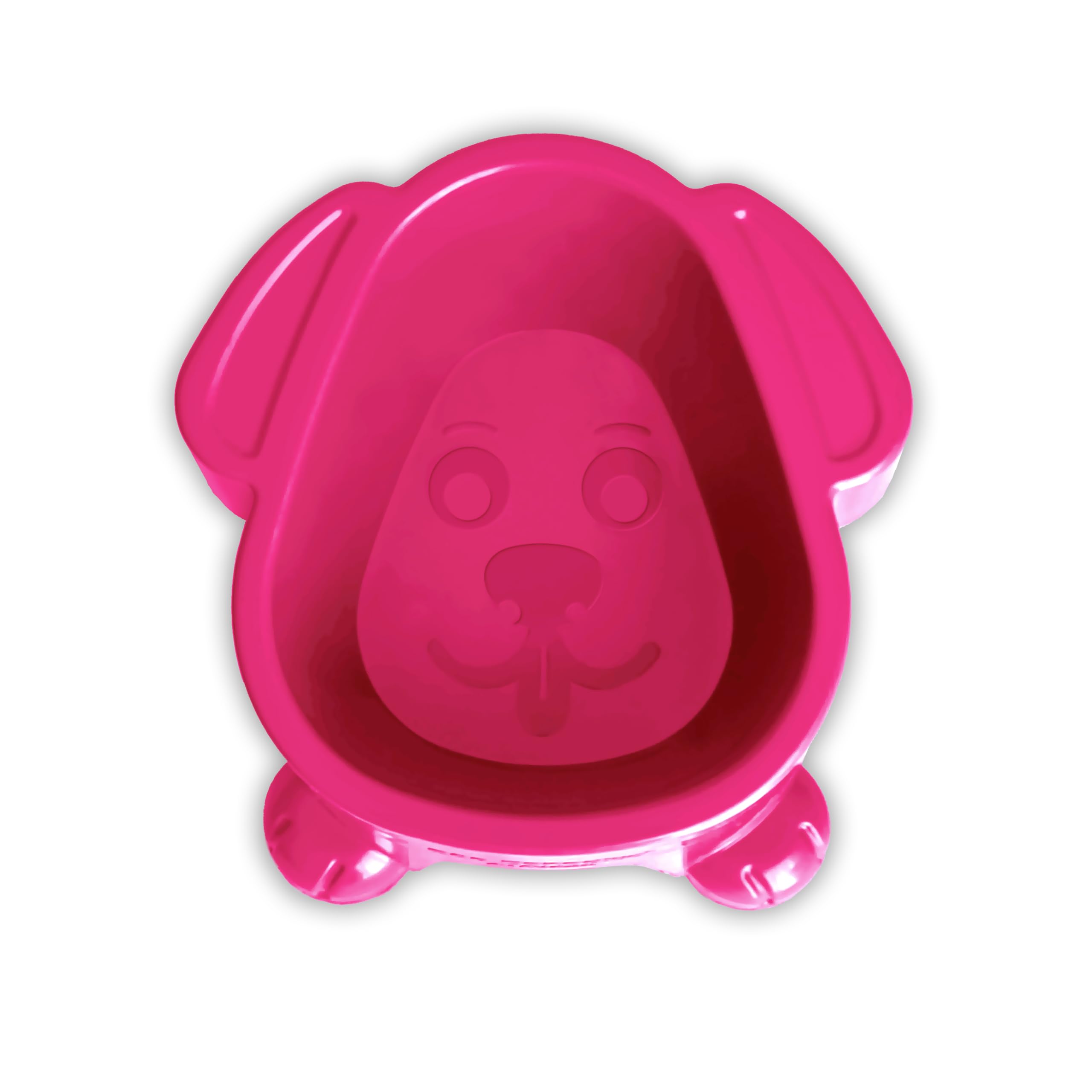 Comedouro de Plástico Alto Bowl Tigela Pote para Cães Cachorros Ideal para Filhotes e