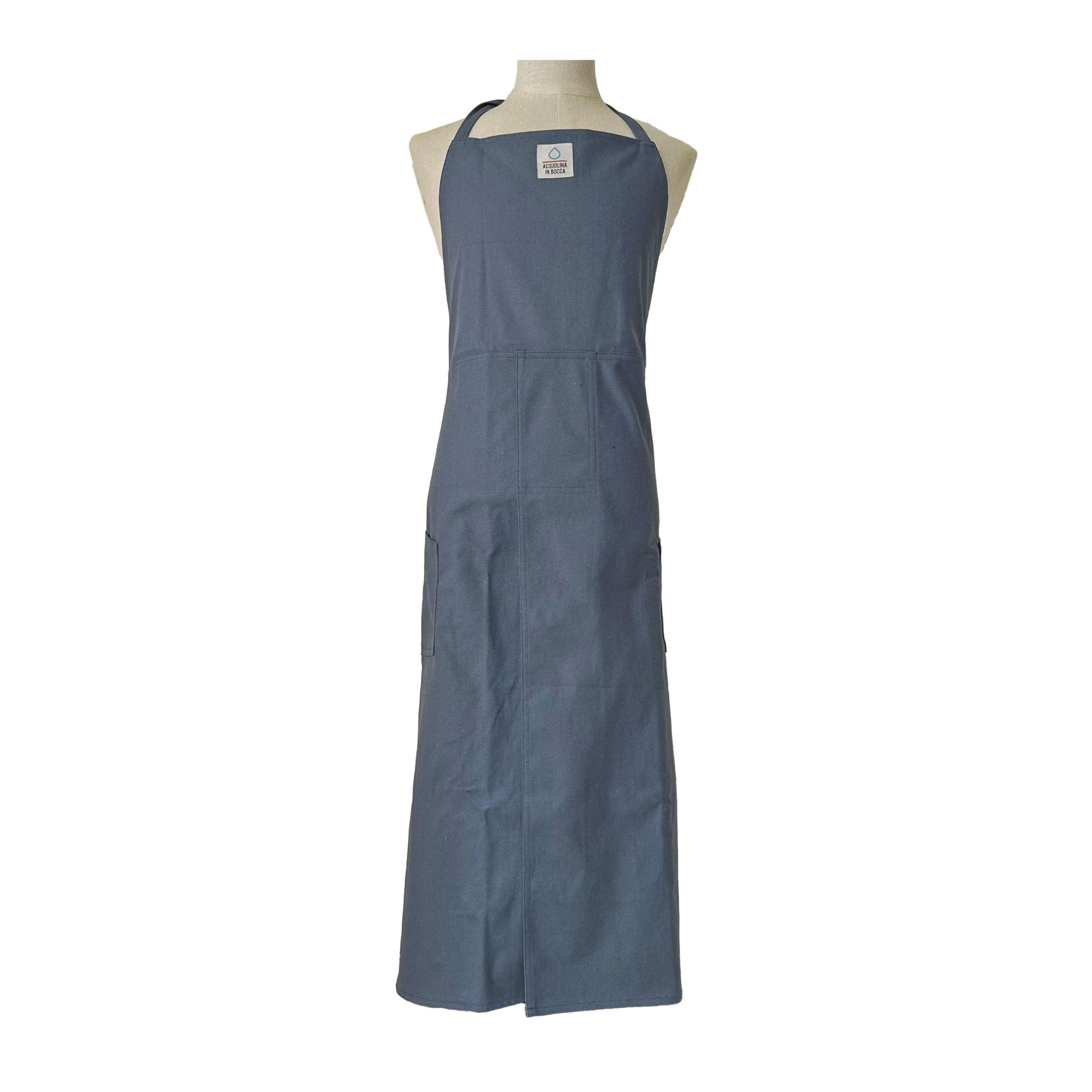 Tablier en céramique avec fente, 100 % coton, pour homme et femme, vert.