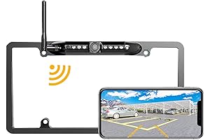 LASTBUS License Plate Wireless Backup Camera for Night Vision