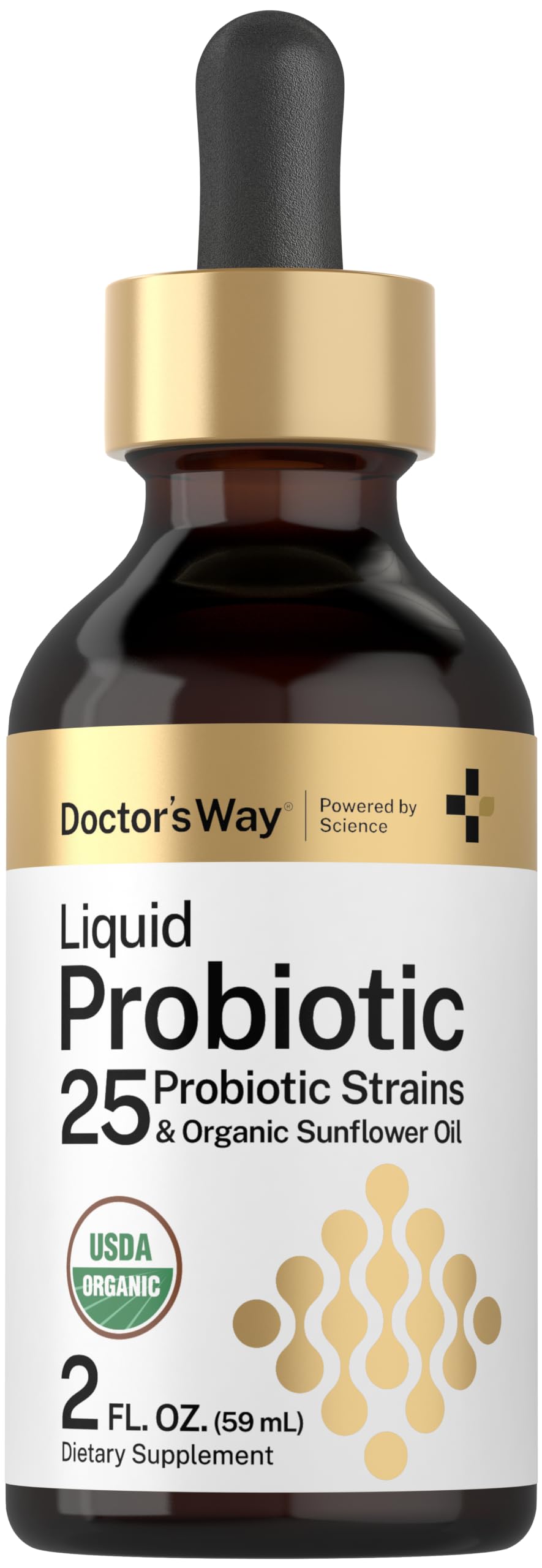 Doctor's Way Liquid Probiotic for Women and Men | 3 Billion CFU | 2 fl oz