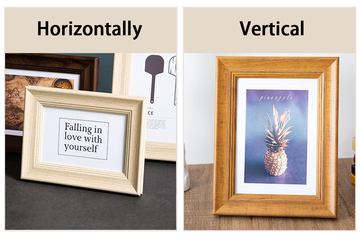 marysgift Photo Frame Personalised Vintage Picture Frame Free Standing Ideal for Family Baby Friends Wedding Memories 7 x 5 Photo Frames - Image 2